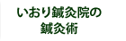 いおり鍼灸院の鍼灸術