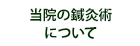 当院の鍼灸術について